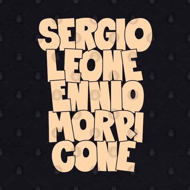 Sergio Leone and Enio Morricone - Maestros Unite by Boogosh